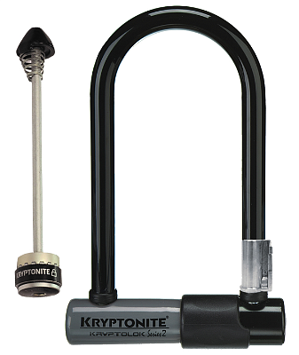 2Картинка Kryptonite KryptoLok Series 2 Mini-7 With Front WheelBoltz
